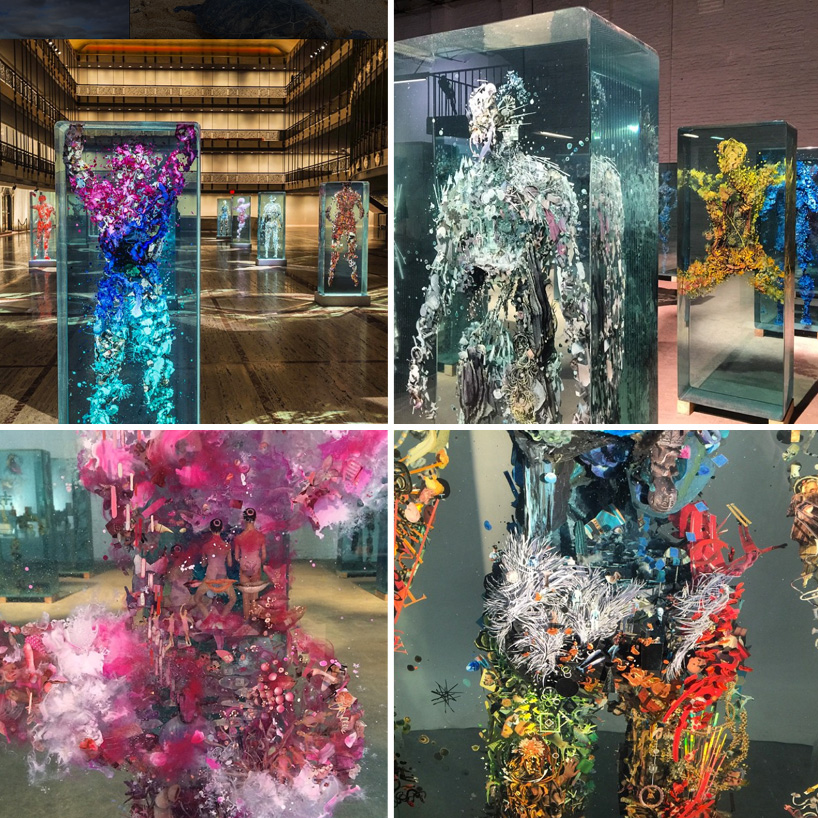 dustin yellin limaocravo esculturas em vidro